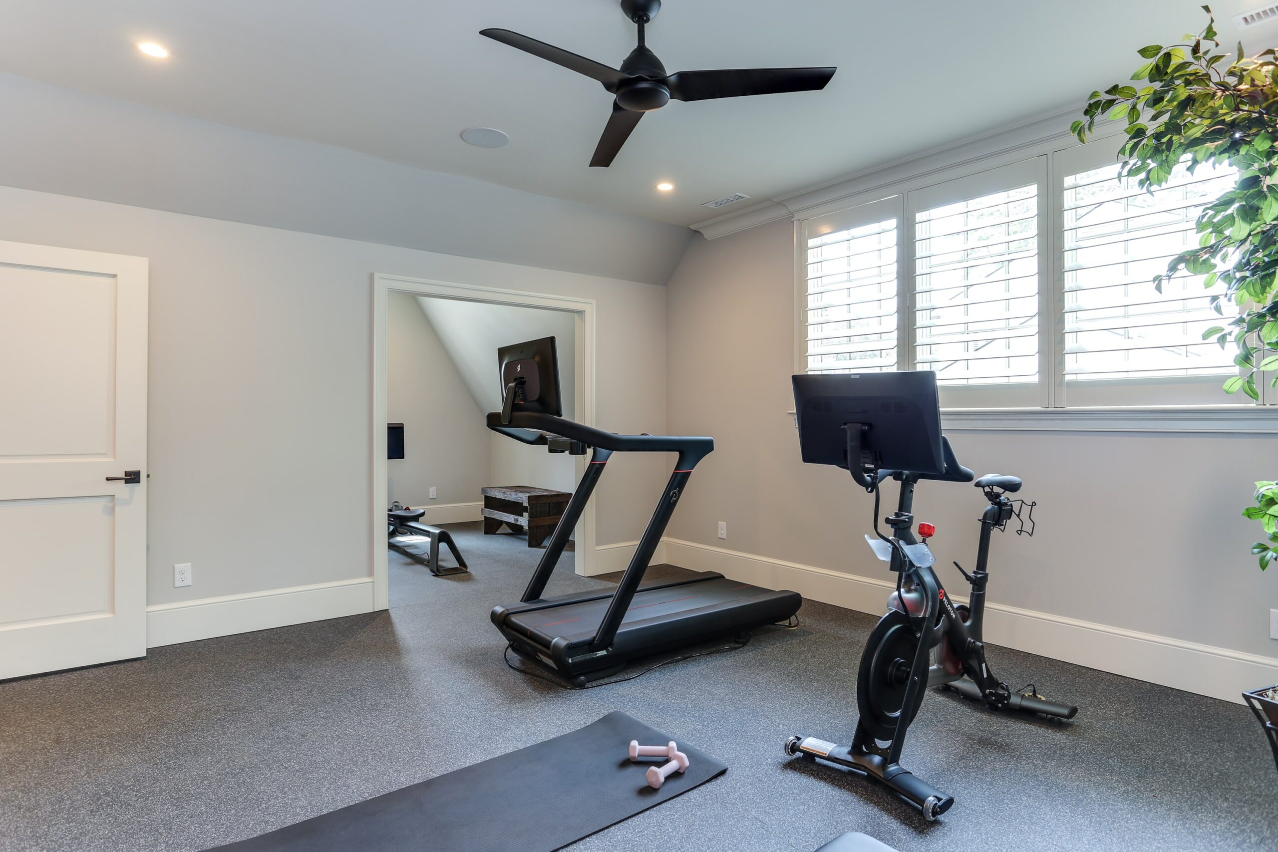 workout room in a house