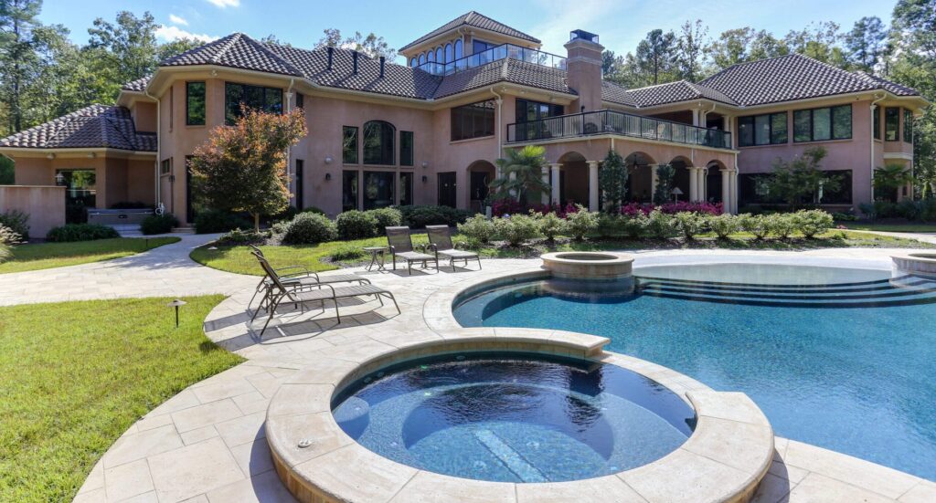 Luxury custom pool built in Raleigh, NC