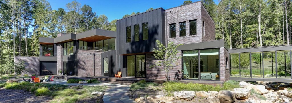 Nature inspired home built by Rufty Homes in the NC area